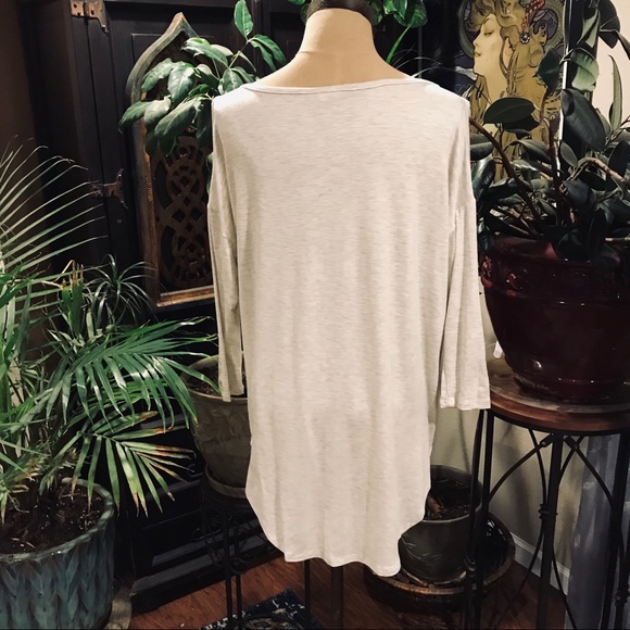 Desert vibe graphics T-shirt cold shoulder - Picture 7 of 8